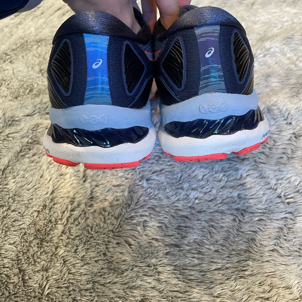 ASICS Women’s Blue & Orange Athletic Shoes (Size 9.5) - Picture 6 of 7